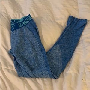 Gymshark blue leggings size medium